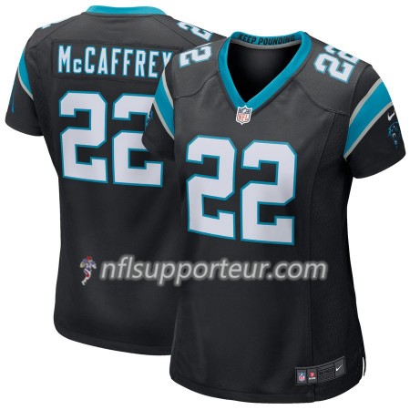 Maillot Femme Carolina Panthers Christian McCaffrey 22 Nike Noir 